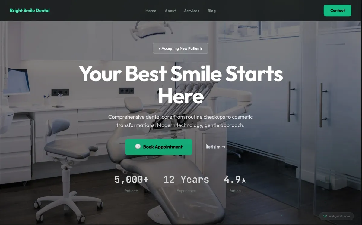 Animated template — Web Gerek