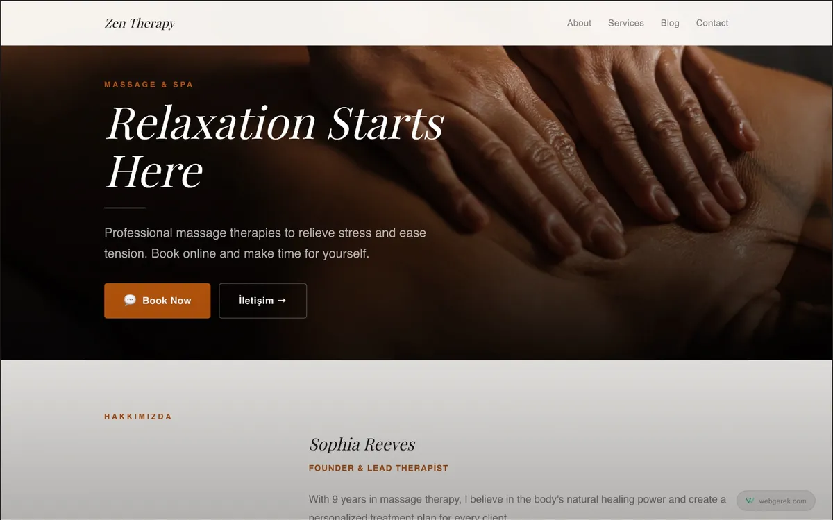 Editorial template — Web Gerek