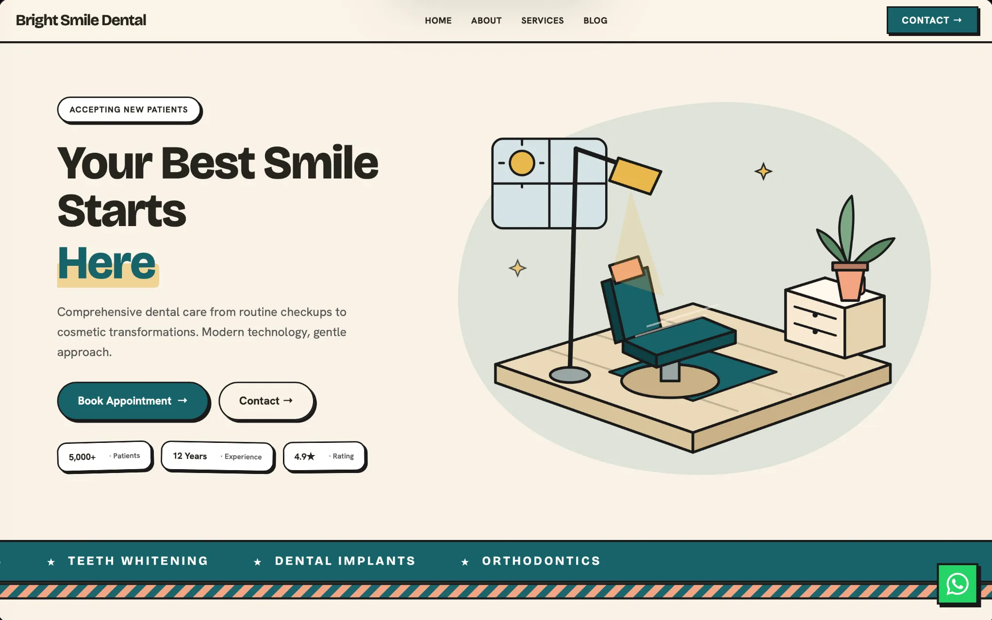 Klinik şablonu — Web Gerek