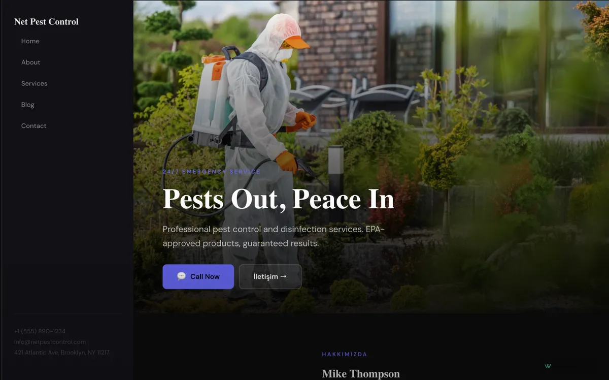 Sidebar Panel template — Web Gerek
